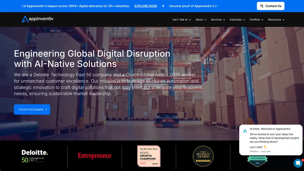 Appinventiv - Innovative Solutions for Driving Business Success