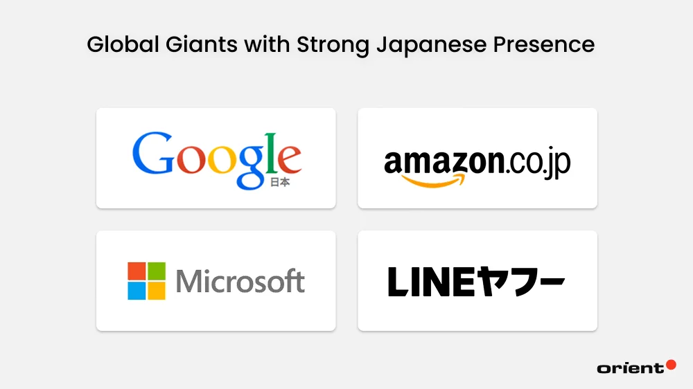 Global Giants with Strong Japanese Presence