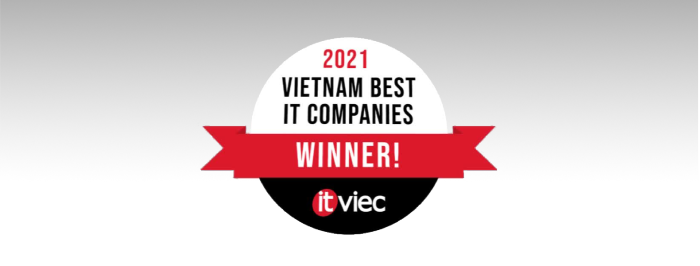Company update - Ranked #2 in “Top 15 best IT company” award by IT Viec, Vietnam